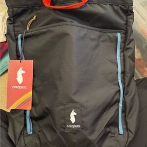 Cotopaxi Black Backpack with Light Blue Trim (Brand New)
